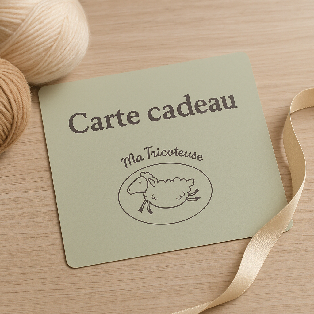 Carte Cadeau - Ma Tricoteuse