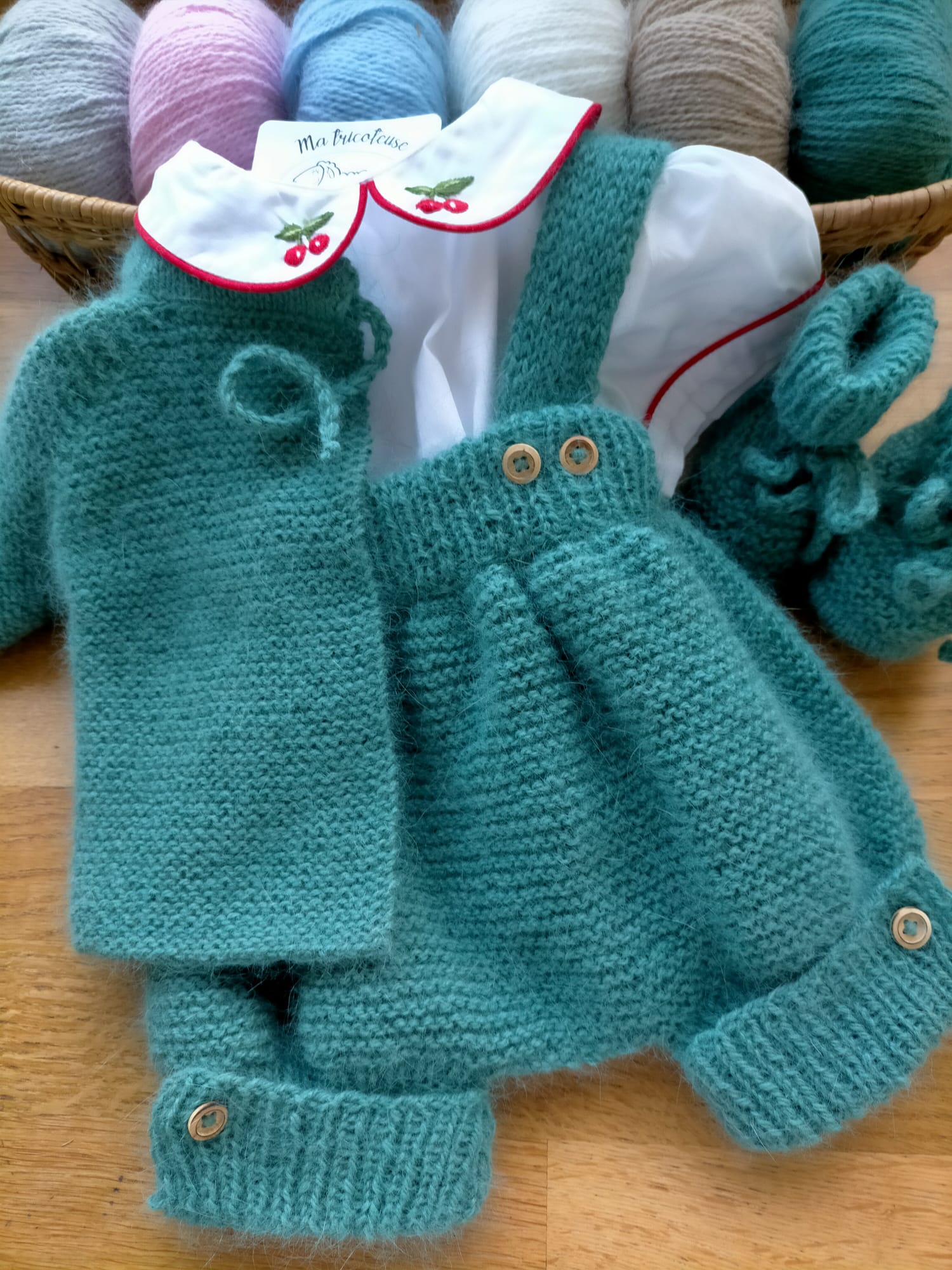 Kit Barboteuse à bretelles- Milo – Image 2