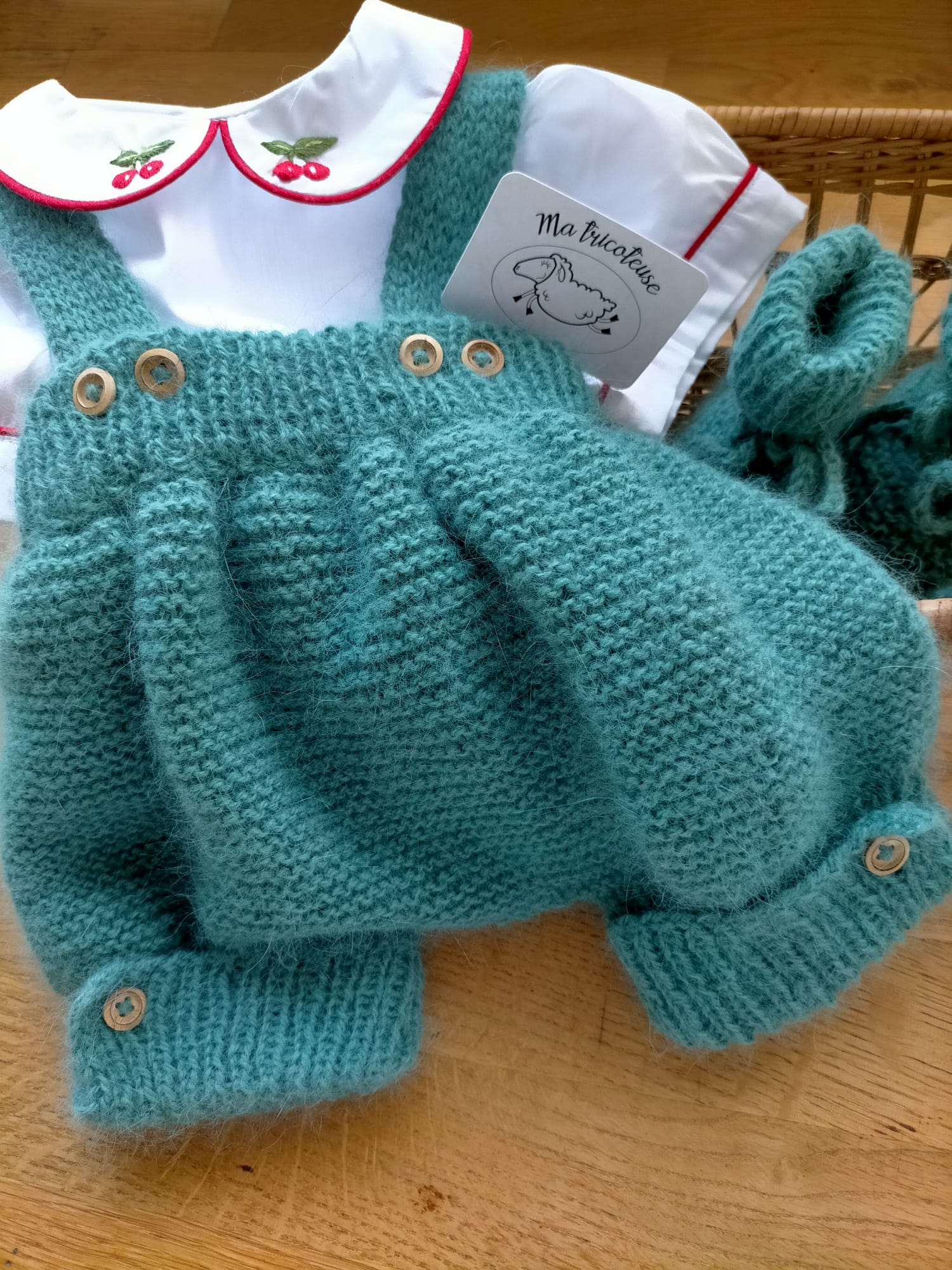 Kit Barboteuse à bretelles- Milo